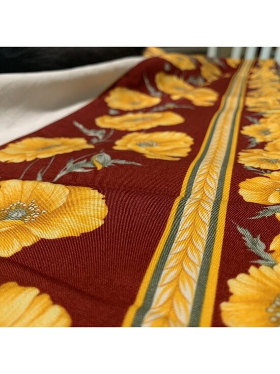 T&T Tissus Tosolli ITALY Woven Cotton French Country Floral Tablecloth 52x92 - Picture 1 of 12